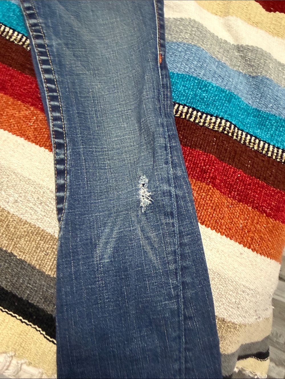 True Religion Y2K very low rise jeans size 25 - Picture 9 of 9
